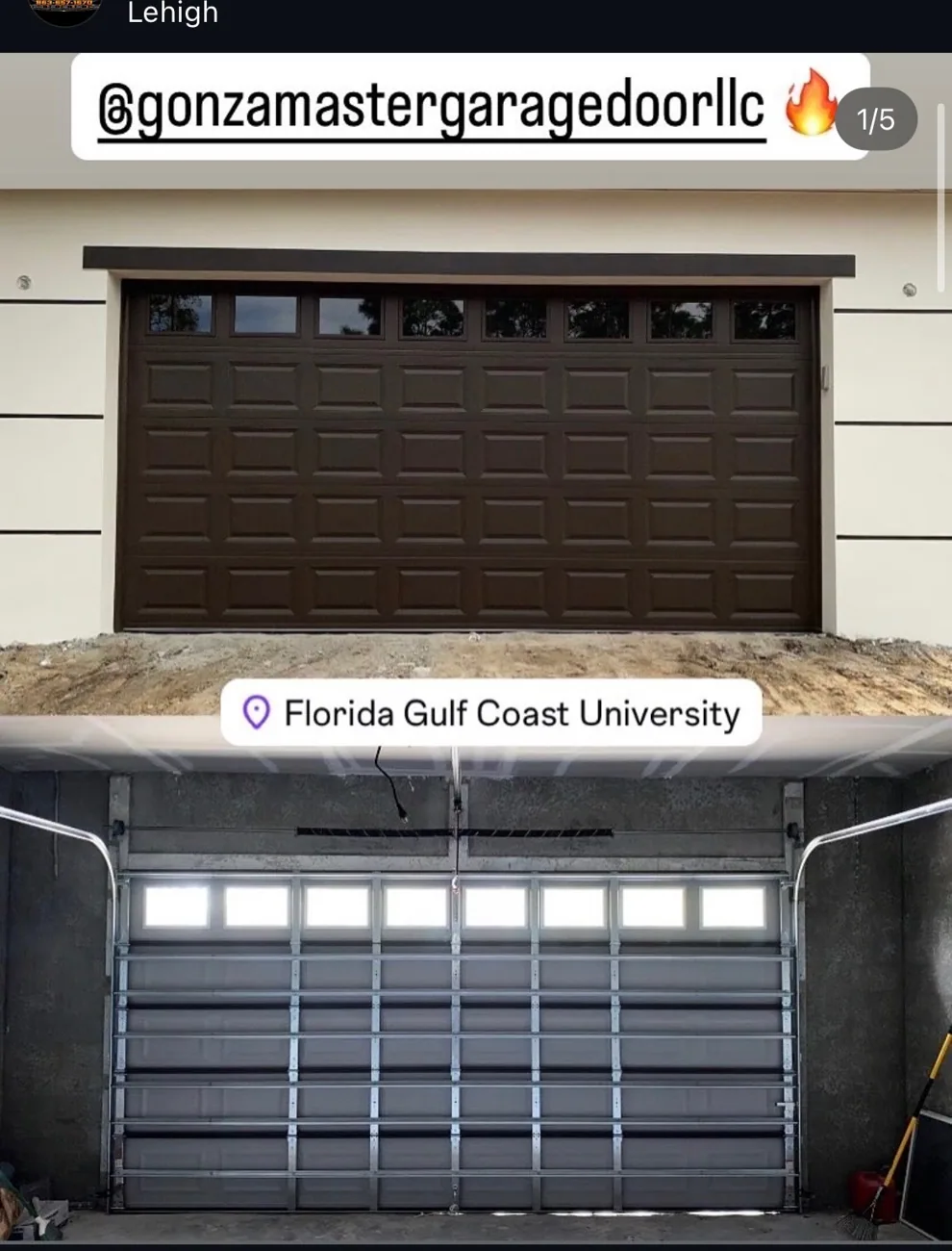 Residential Garage Door — Lehigh